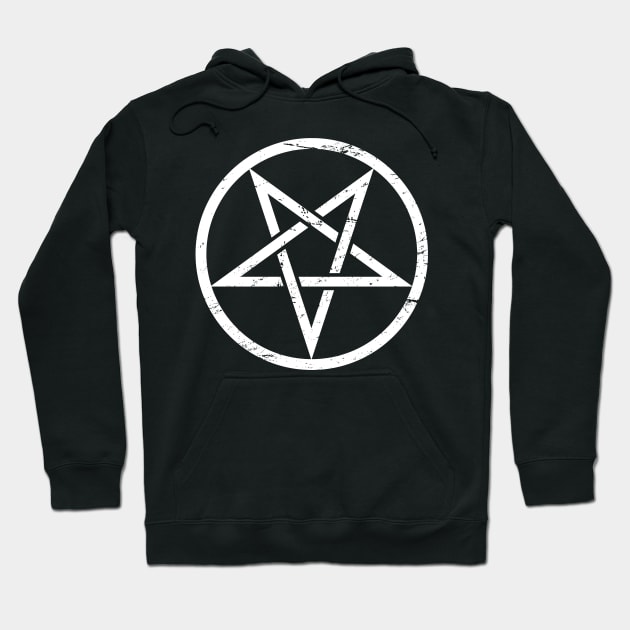 Goth Satanic Pentagram Hoodie by MeatMan